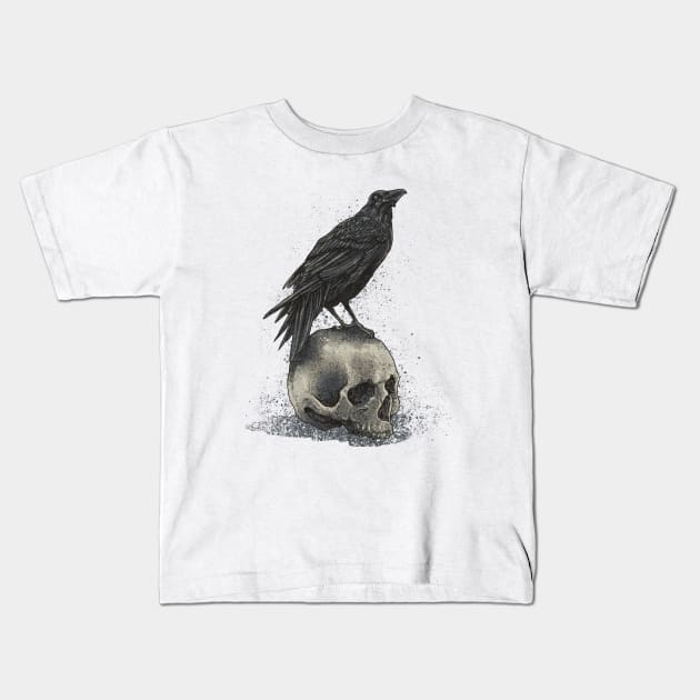 the crow Kids T-Shirt by akawork280